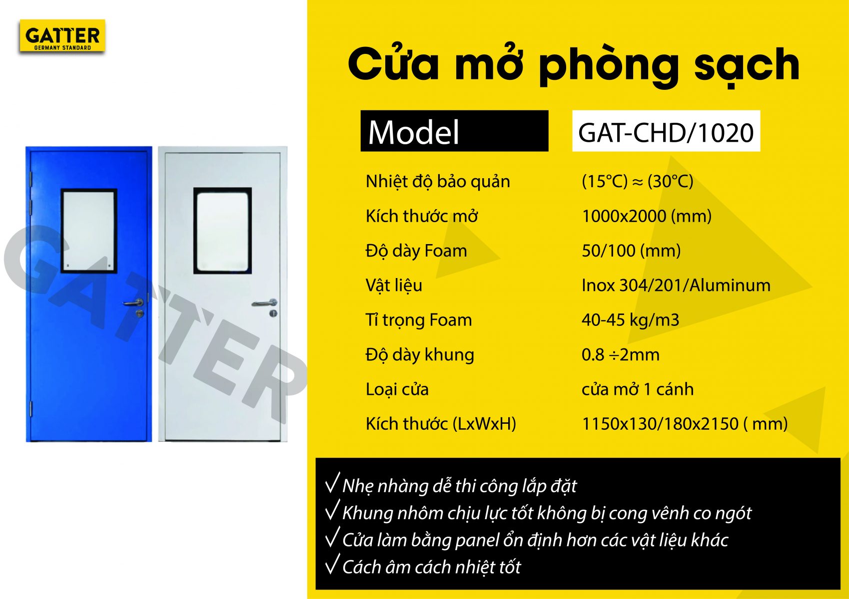 CỬA TRƯỢT STANDARD