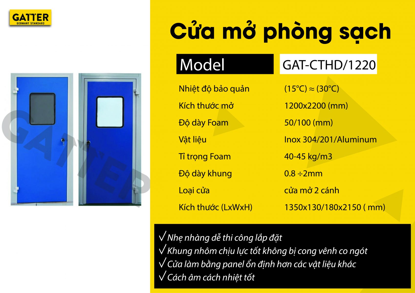 CỬA TRƯỢT STANDARD