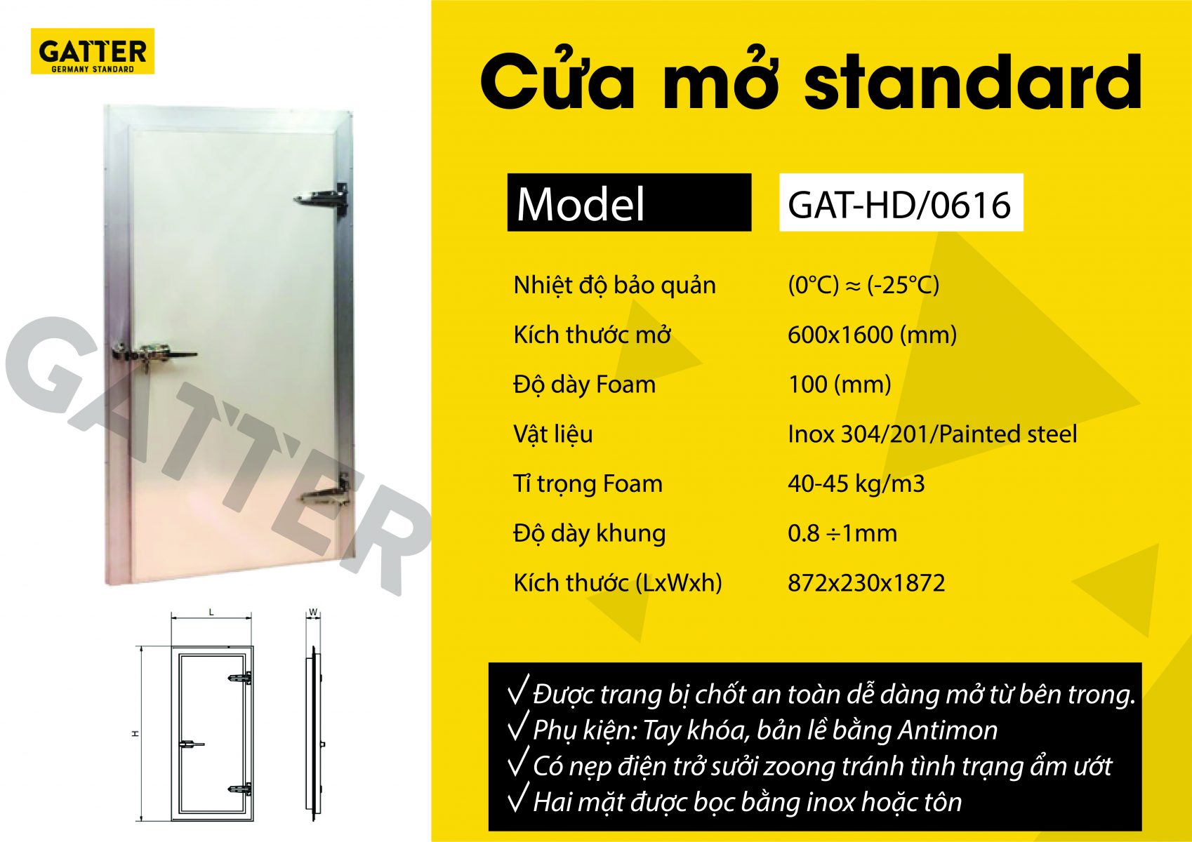 CỬA TRƯỢT STANDARD
