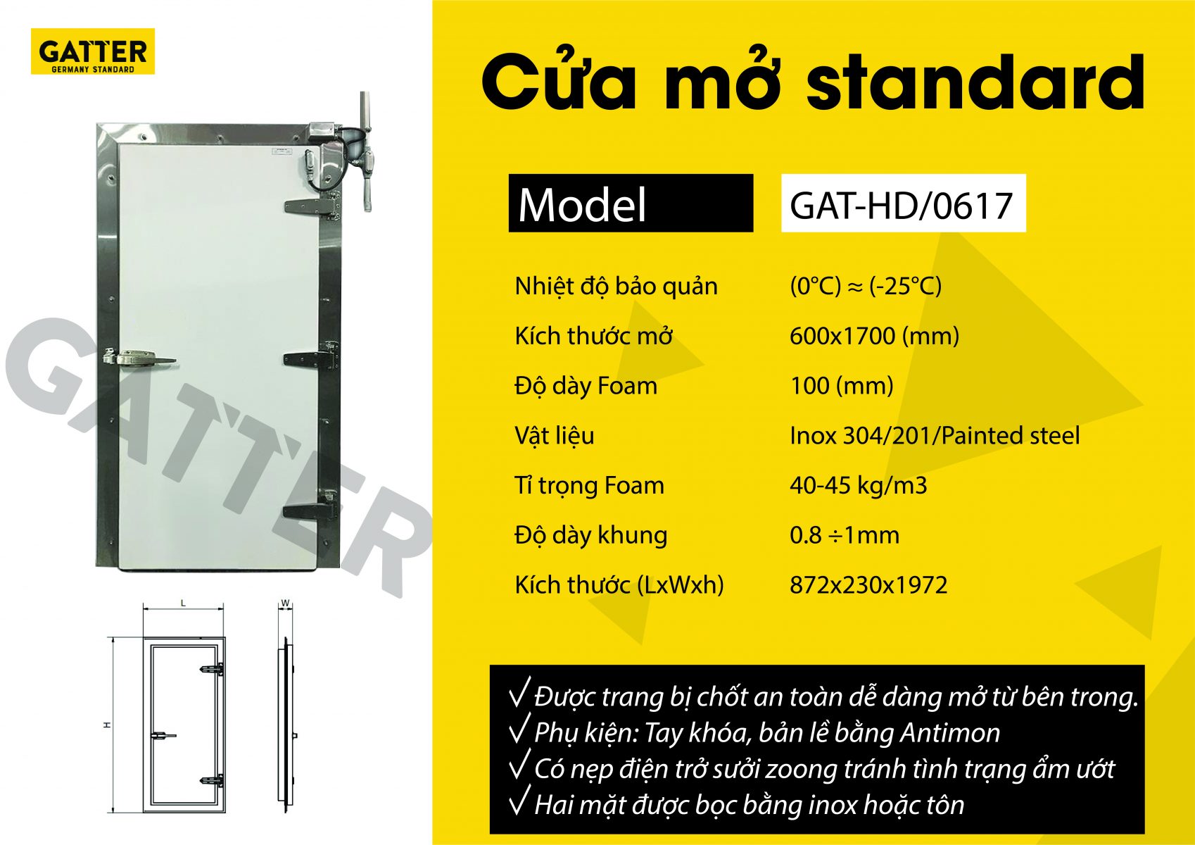 CỬA TRƯỢT STANDARD