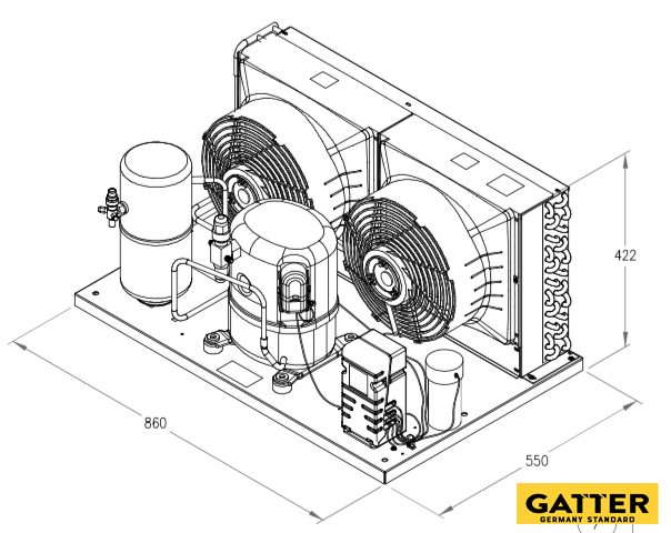 Giới thiệu dòng cụm máy nén dùng cho hệ thống lạnh